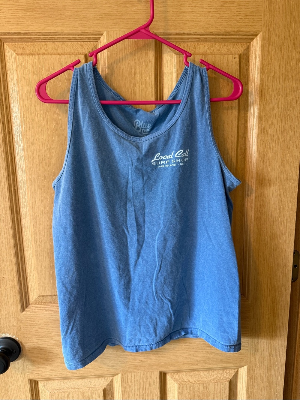 Blue 84 Women’s Light Blue Local Call Surf Shop Tank